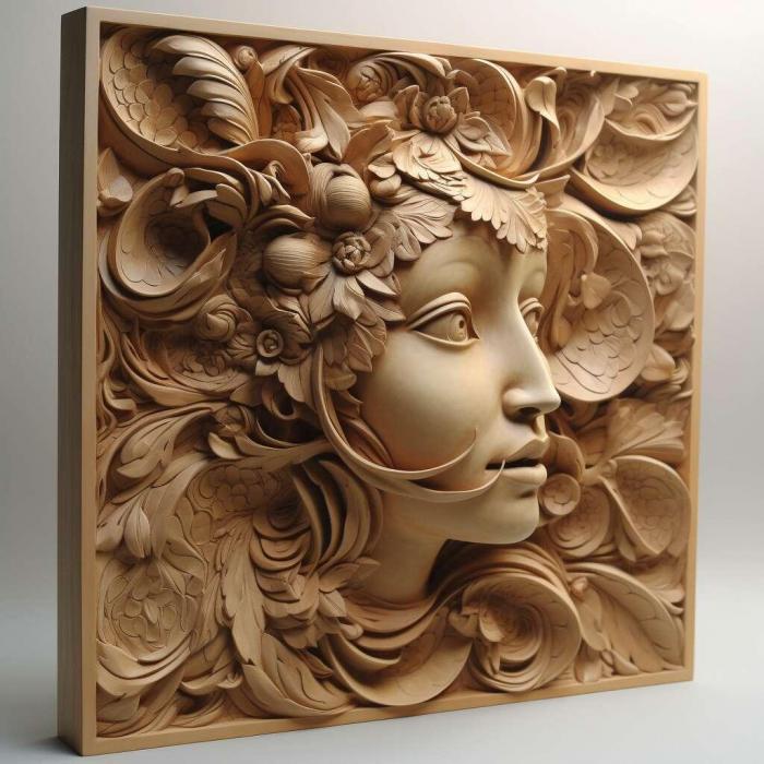 نموذج ثلاثي الأبعاد لآلة CNC 3D Art 